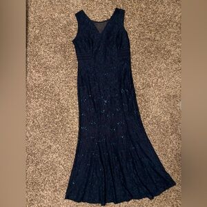 Navy Blue Formal Dress